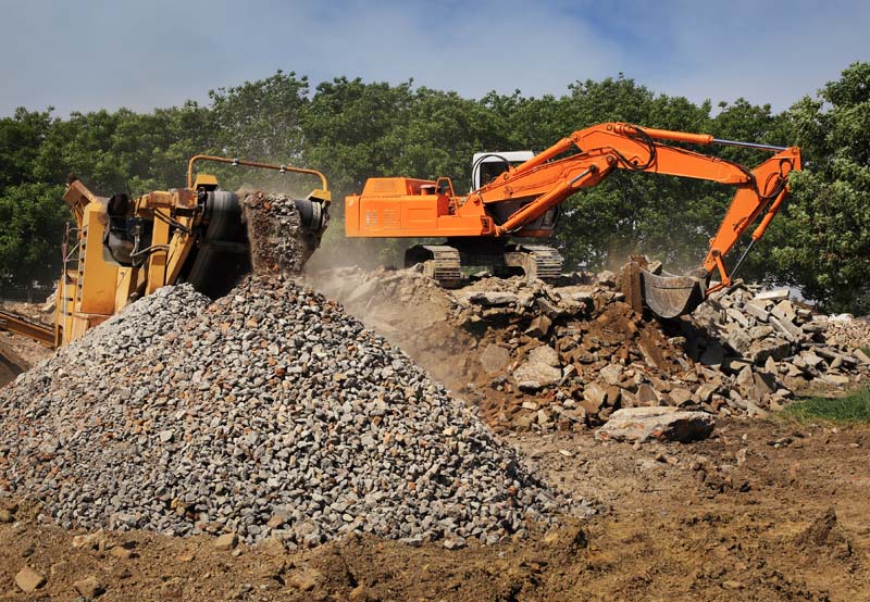 Recyclage de matériaux de chantier en Charente-Maritime